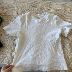 Babaton Cream Short Sleeve Top